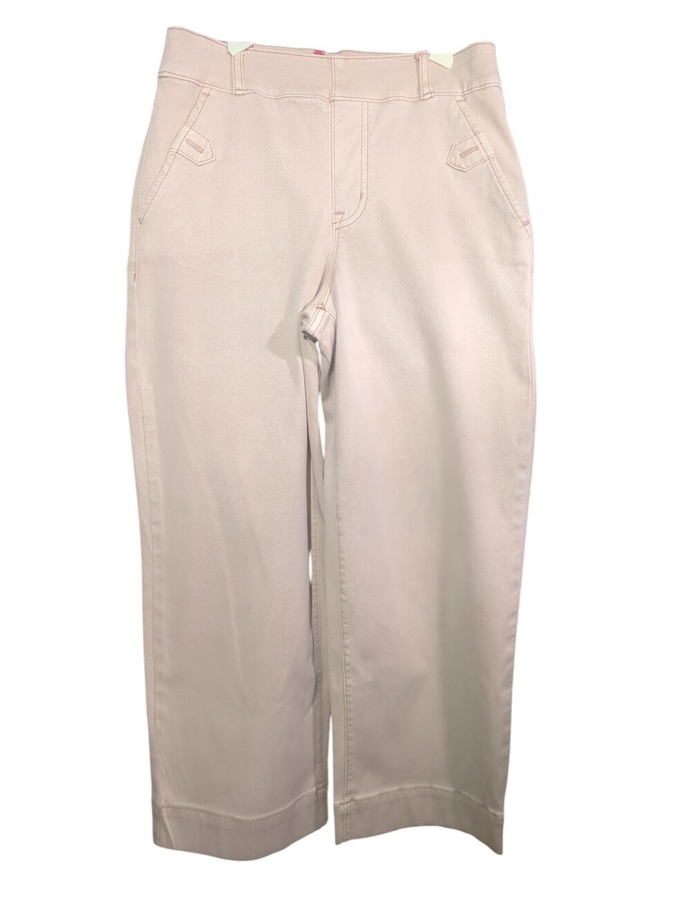 SPANX Women's Straight-Leg Jeans in Beige Size S/P